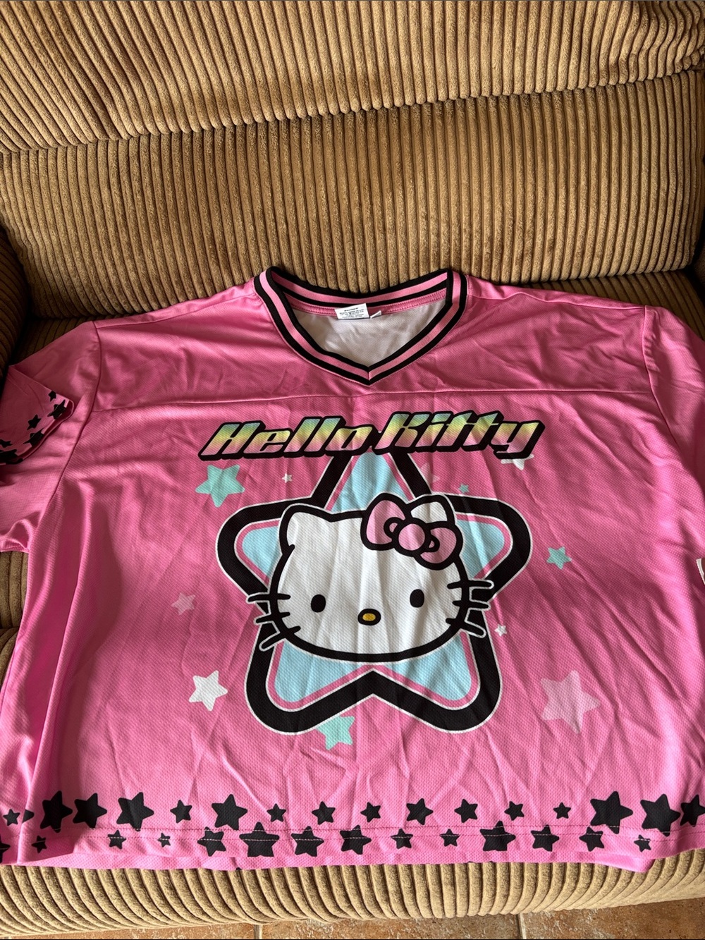 Hello Kitty Pink Star Graphic Jersey